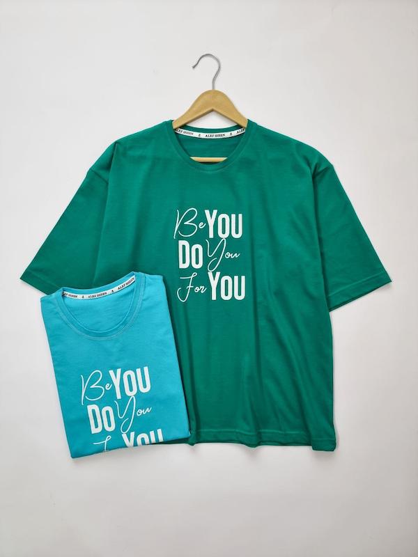 تیشرت باکسی BE YOU  کد ۱۰۳۷
