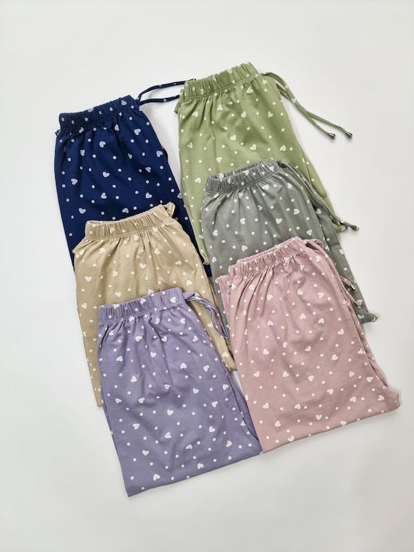 شلوار قلب خال خالی کد 340