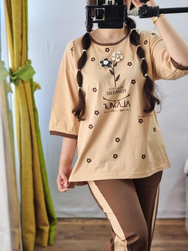 ست بگی بابونه گل برجسته کد 480