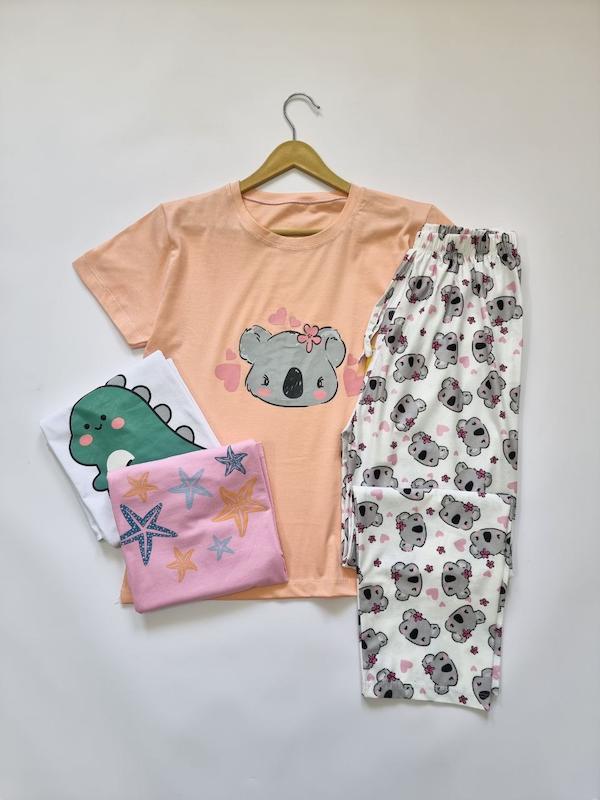 ست عروسکی تیشرت شلوار کد 505