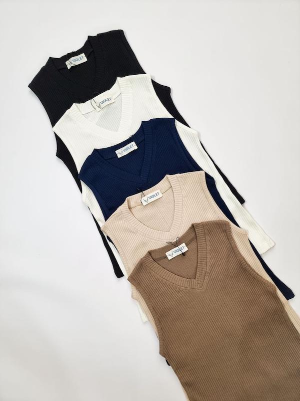  تاپ یقه ۷ کبریتی  کد 430