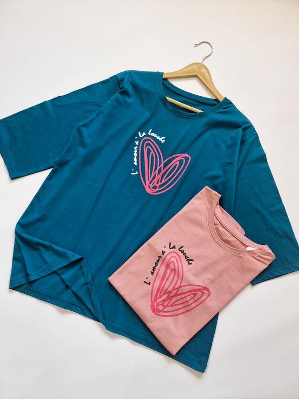 تیشرت لانگ و آستین بلند (قواره دار) کد ۵۹۵