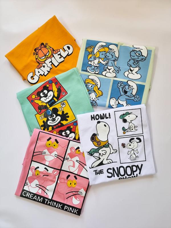 تیشرت لانگ و قواره دار انیمیشنی کد ۶۵۵