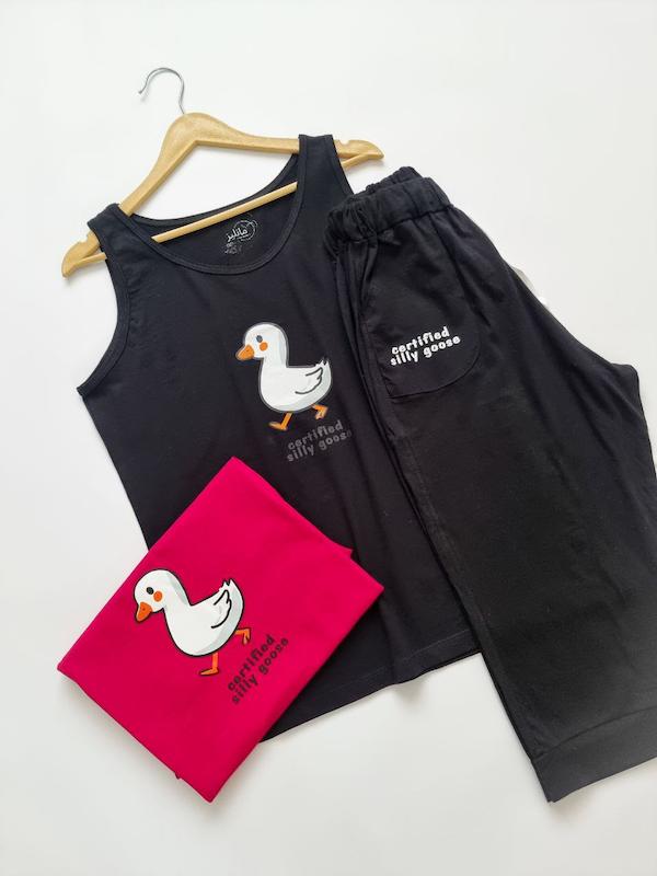 تاپ شلوارک اردک کد ۵۶۰