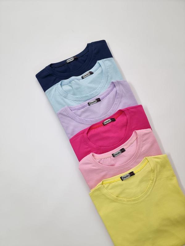 تیشرت باکسی بیسیک پاستلی کد 695