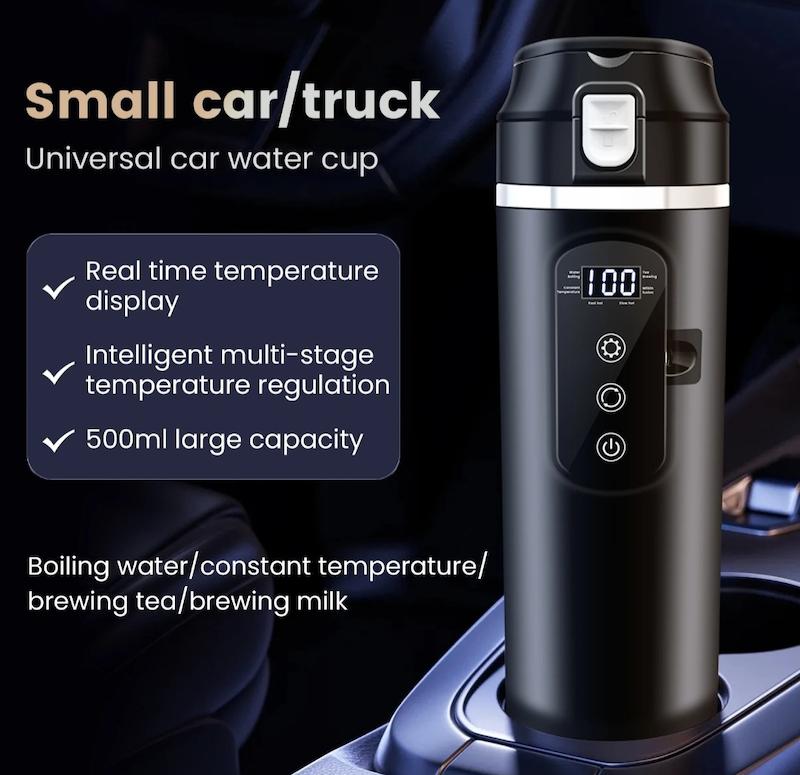 کتری برقی خودرو (ماگ سفری برقی ) نیم لیتری