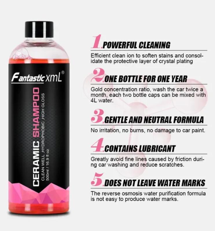  شامپو سرامیک خودرو ۵۰۰ میل Ceramic Shampoo
