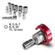 سری آچار و پیچ گوشتی تروتک المان مدل Bit and Socket مجموعه 40 عددی