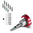 سری آچار و پیچ گوشتی تروتک المان مدل Bit and Socket مجموعه 40 عددی