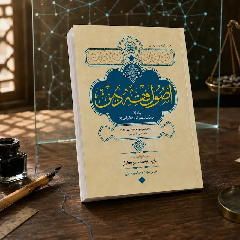 جلد کتاب اصول فقه دین جلد اول؛ دروس محمدحسن وکیلی