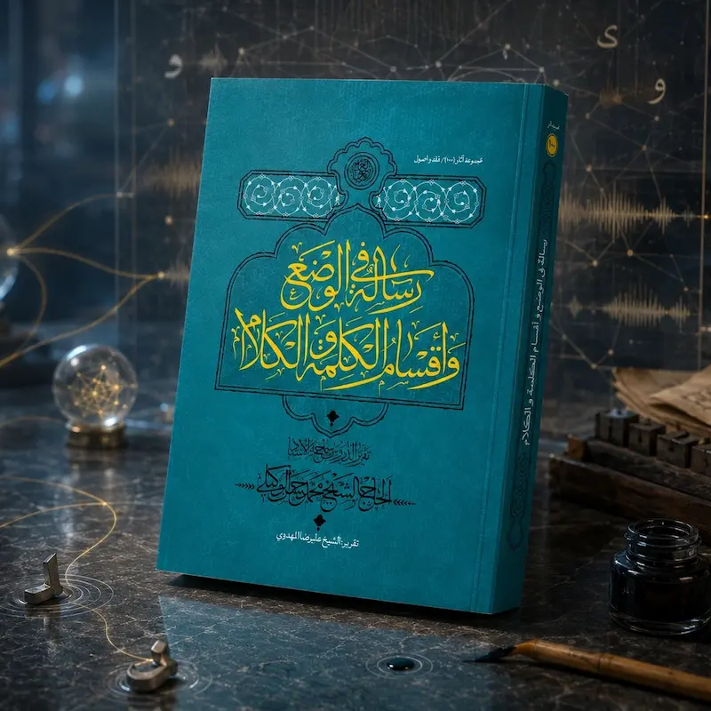 جلد کتاب رسالة فی الوضع و اقسام الکلمة و الکلام؛ تقریر دروس اصول محمدحسن وکیلی