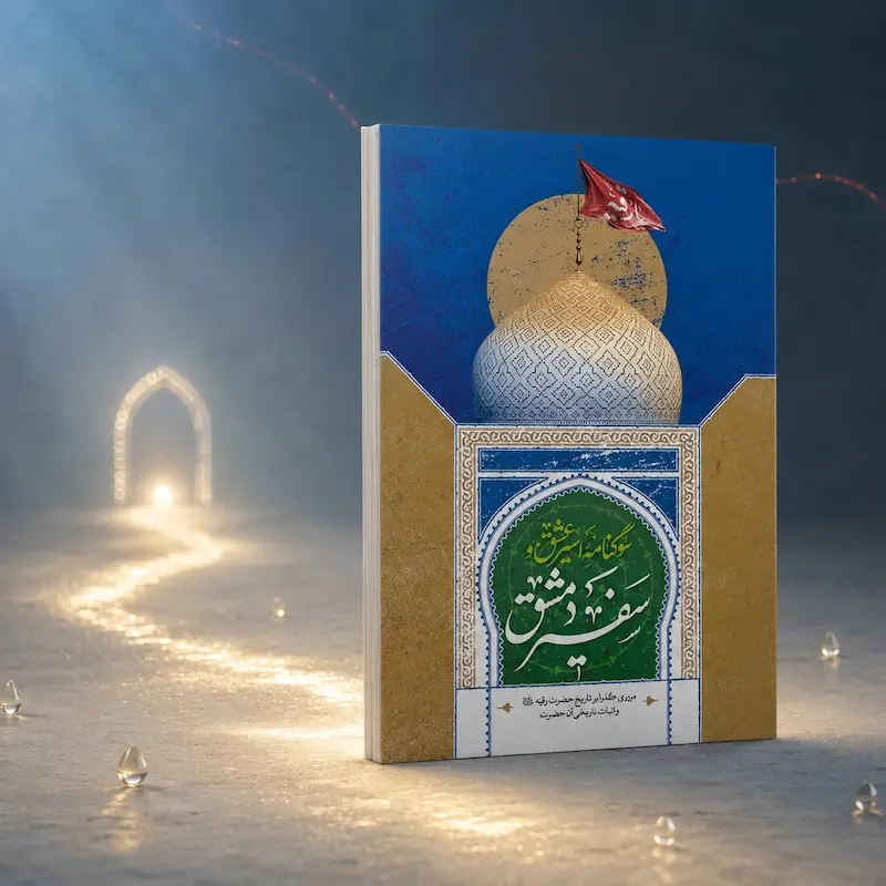 جلد کتاب اسیر عشق سفیر دمشق درباره حضرت رقیه سلام‌الله‌علیها