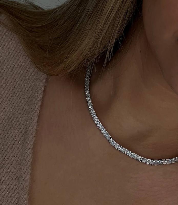 ست گردنبند دستبند قفل جواهری