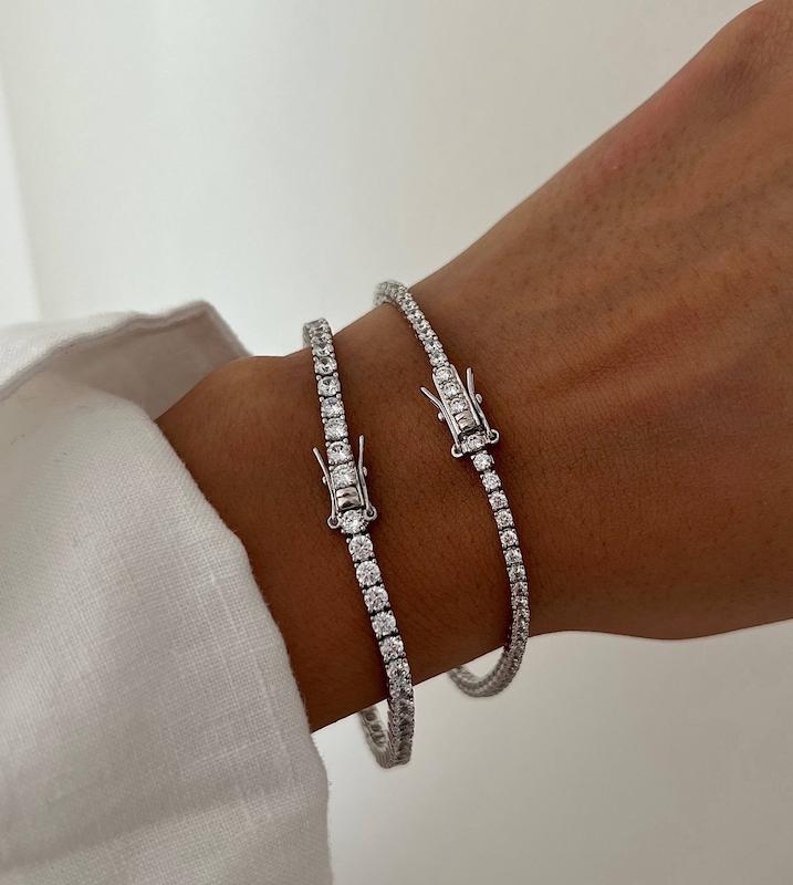 دستبند تنیسی قفل جواهری