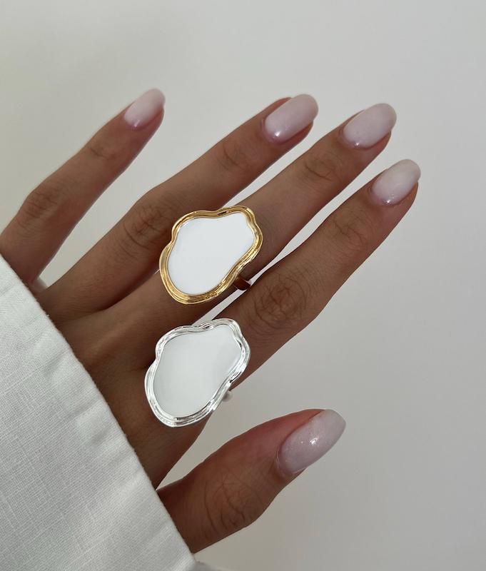 انگشتر باروک صفحه تخت