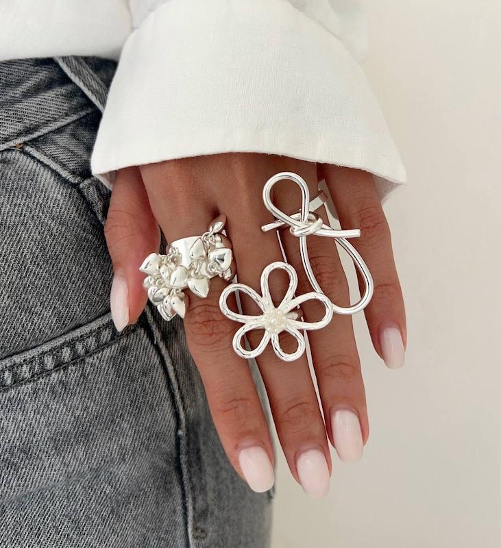 انگشتر مینیمال سیلور