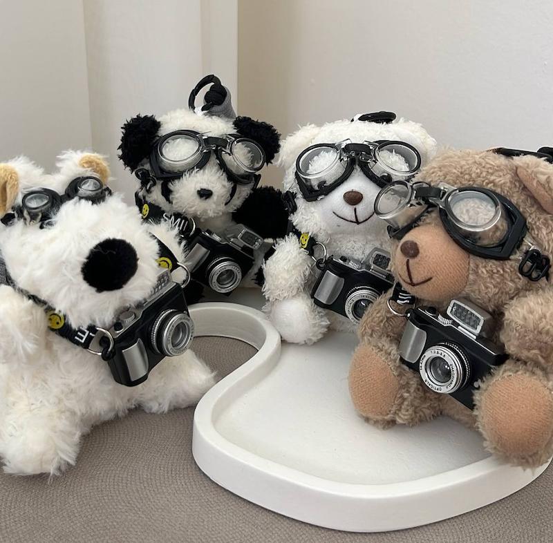 چارم بگ خرس دوربین فلش زن