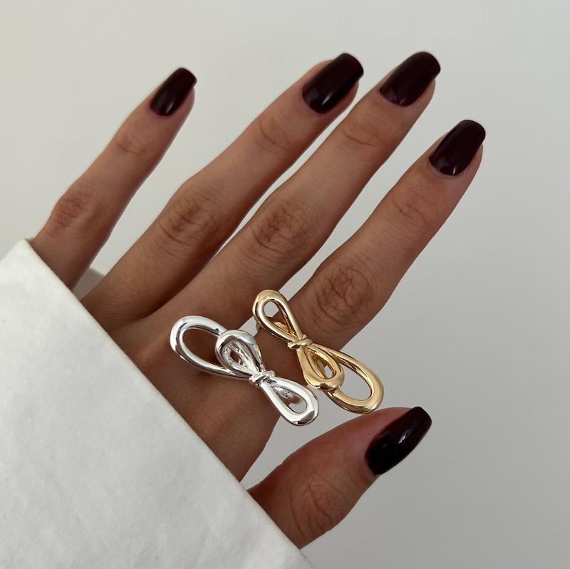 انگشتر مینیمال پاپیون