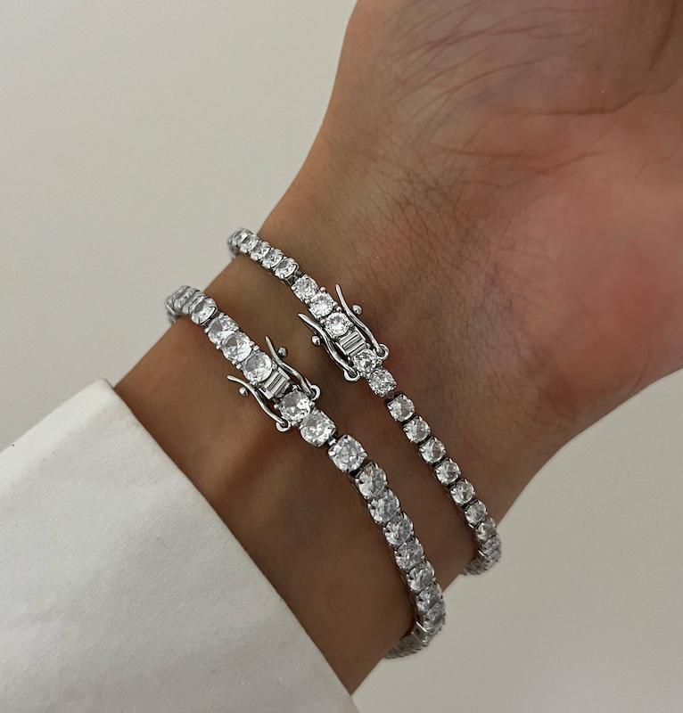 دستبند تنیسی قفل جواهر