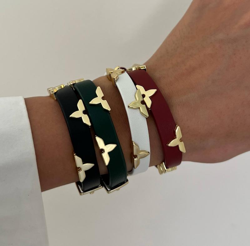 دستبند چرم لویی ویتون