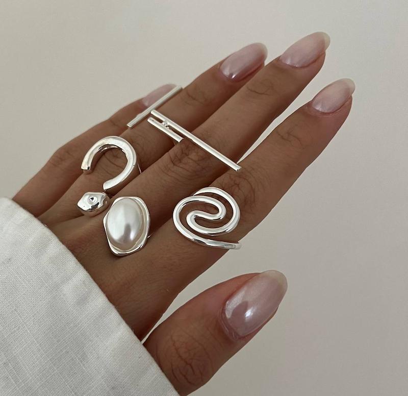 انگشتر مینیمال سیلور