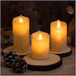 ست 3عددی شمع شعله متحرک 