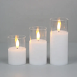ست 3عددی شمع 3D شیشه ای