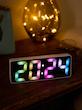 ساعت دیجیتالی آینه ای آلارم دار با نور رنگی