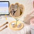 آینه رومیزی پینترستی طرح لاله