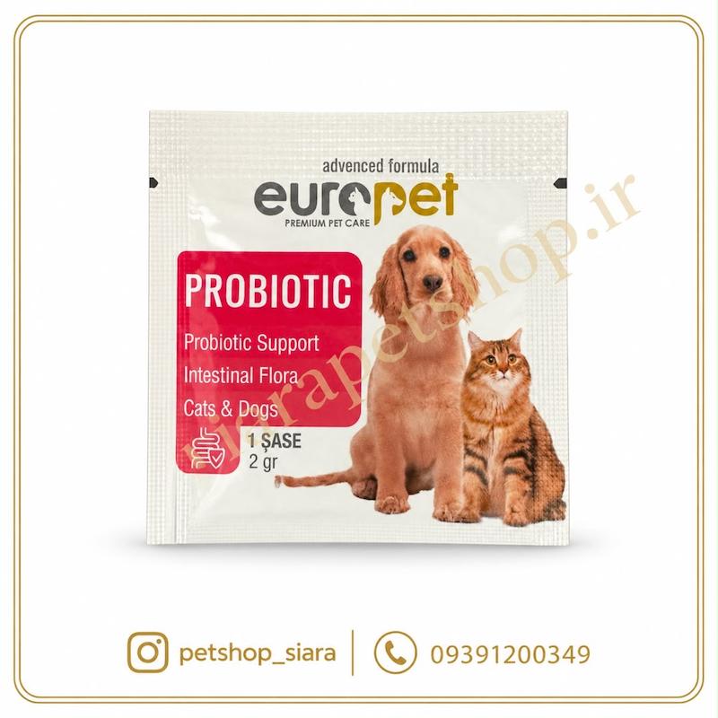 پودر پروبیوتیک Europet گربه