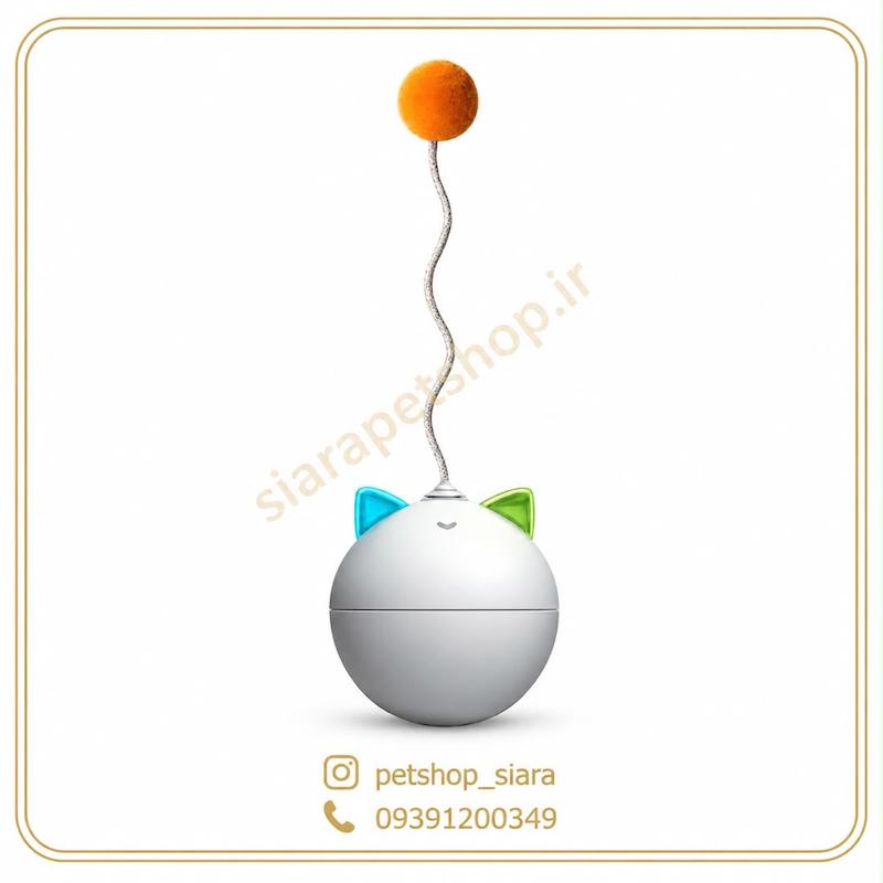 اسباب بازی گربه باتری‌خور گوی گردون