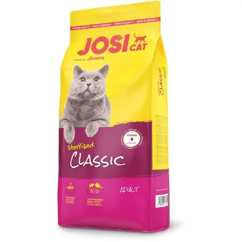 غذای خشک گربه عقیم شده جوسرا 1 کیلوگرمی مدل JosiCat Sterilised Classic 