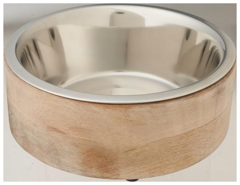 ظرف چوبی مخصوص آب و غذا گربه 