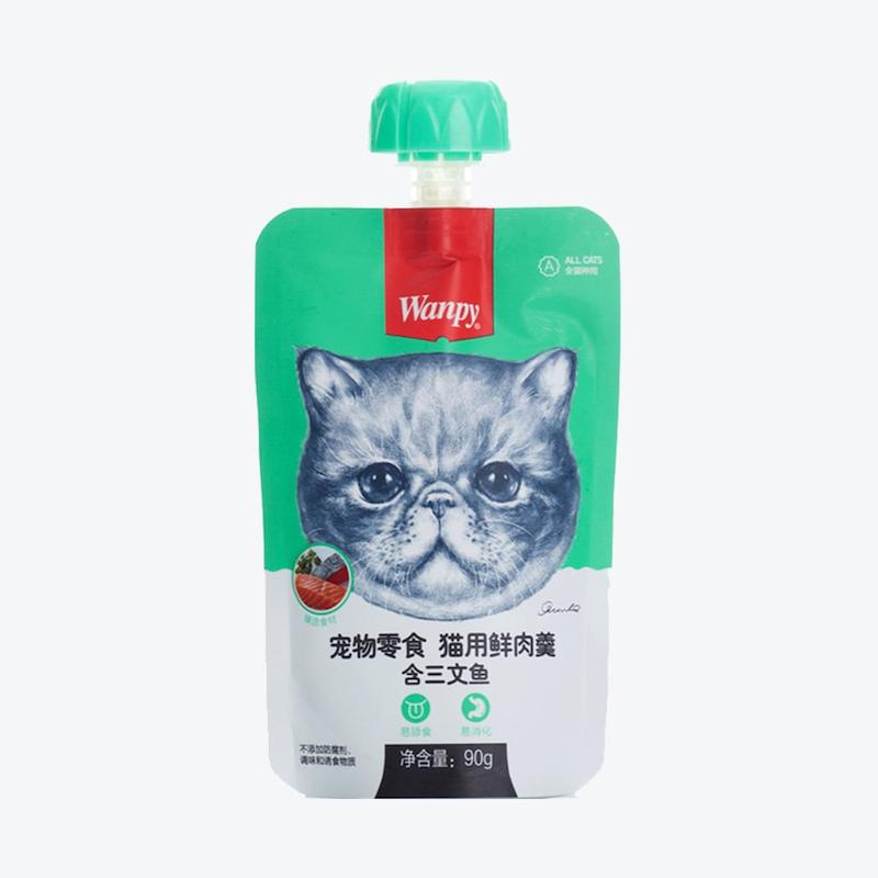 پودینگ گربه ونپی ماهی سالمون 90 گرمی