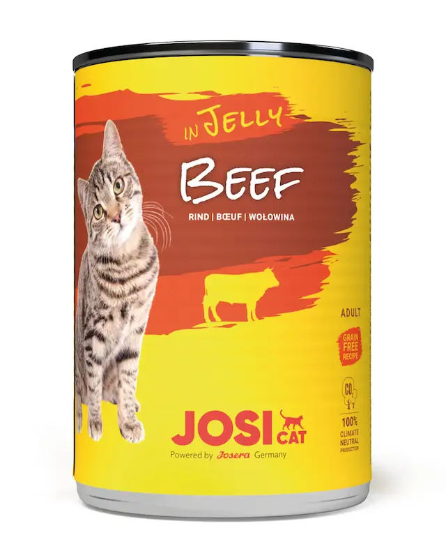 کنسرو گربه جوسرا مدل جوسی‌کت گوشت گاو در ژله ۴۰۰ گرمی| JOSICAT BEEF IN JELLY