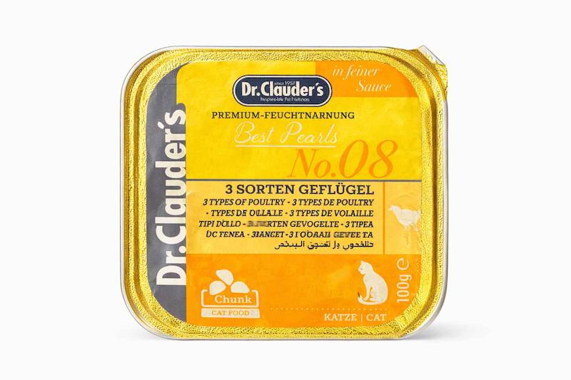 کنسرو مخصوص گربه دکتر کلادرز با طعم مرغ Dr.Clauder's 