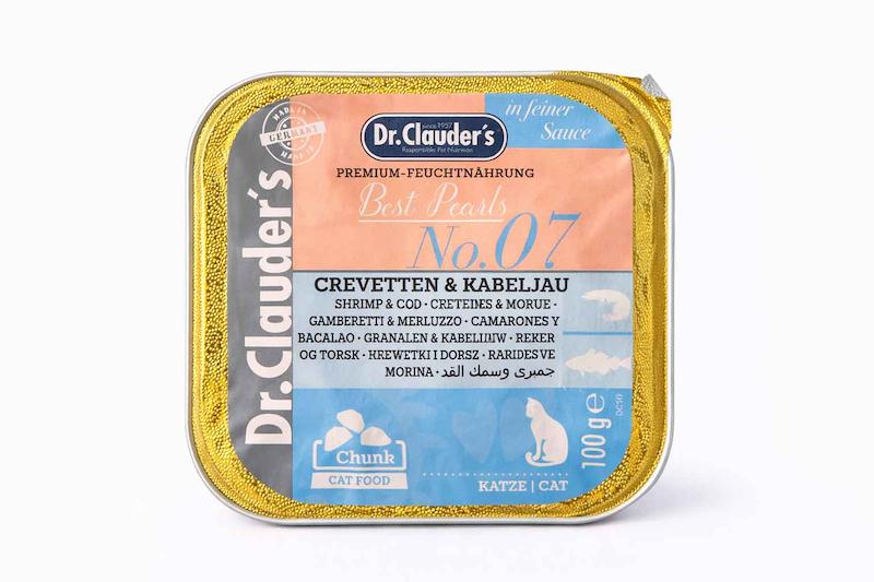 کنسرو مخصوص گربه  دکتر کلادرز (Dr.Clauder's) با طعم ماهی و میگو Dr.Clauder's 