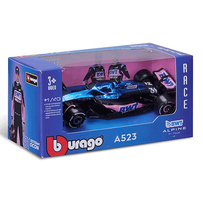 ماکت بوراگو فرمول یک آلپاین F1 TEAM A523 شماره 31 مقیاس 1:43 Bburago Alpine A523 F1 Team