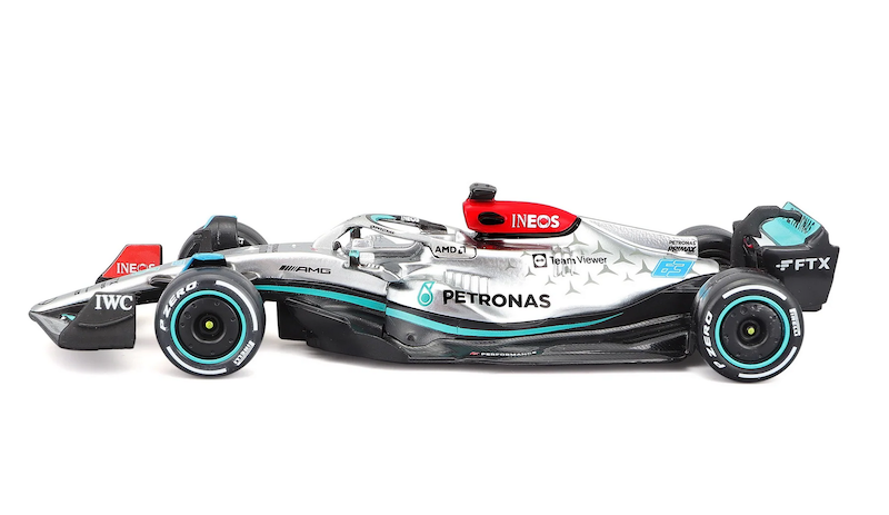 ماکت بوراگو فرمول یک مرسدس بنز W13  مقیاس 1:43 Bburago MERCEDES F1 W13