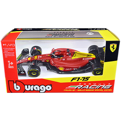 ماکت بوراگو  فرمول یک فراری F1-75 مقیاس 1:43  Bburago Ferrari F1-75