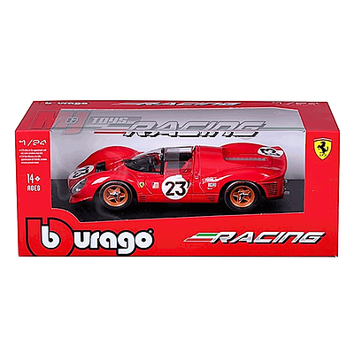 ماکت بوراگو فراری 330 P4 Daytona 1964 مقیاس 1:24 شماره  23 Bburago Ferrari