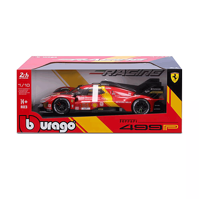 ماکت بوراگو فراری هایپراسپورت Ferrari 499p  مقیاس 1:18 شماره 51 Bburago Ferrari