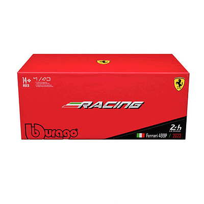 ماکت بوراگو فراری Ferrari 499P 2023 مقیاس 1:43 شماره 51 Bburago Ferrari