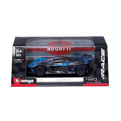 ماکت بوگاتی بولاید برند بوراگو مقیاس 1:43 Bburago - Bugatti Bolide, blu - Scala