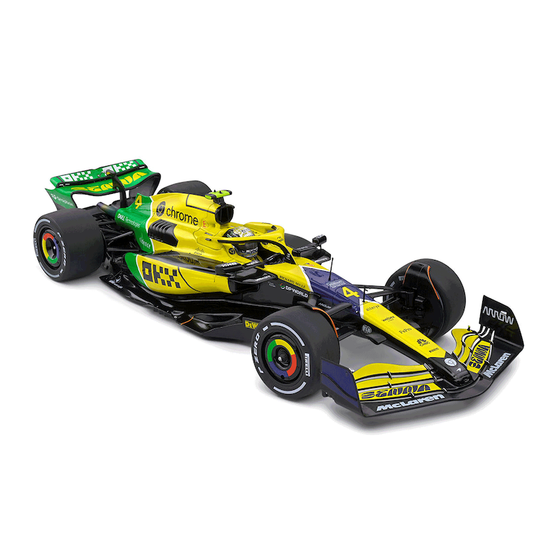 ماکت بوراگو فرمول یک مکلارن Bburago Mclaren F1 Team MCL38 Lando Norris مقیاس 1:43
