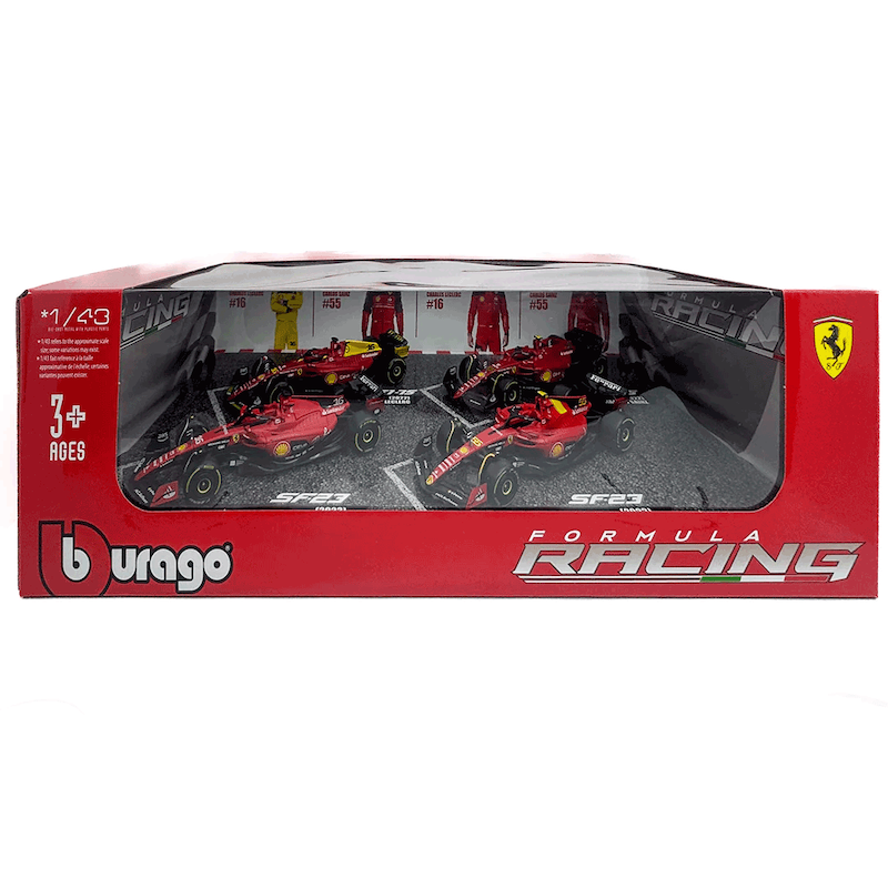ست 4 عدد ماکت بوراگو فراری مقیاس 1:43 Bburago F1 Ferrari  (4-Car Set)