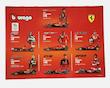 مجموعه خودروهای فراری 7عدد بوراگو Bburago - Ferrari F1 7 Car Collection with Display