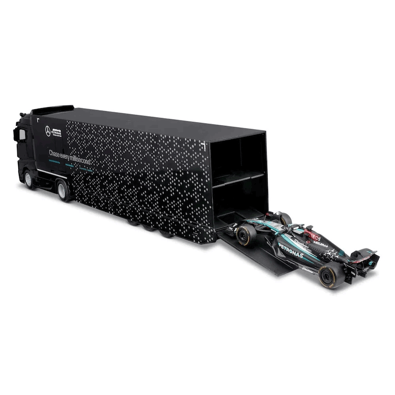  Mercedes-AMG Semi Truck Mercedes W15 #63 George Russell 1:43 Bburago