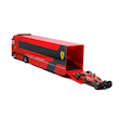 کامیون نیمه سنگین فراری Bburago F1 Ferrari F1 Iveco S-Way 570 Racing Transporter with F1 Car 1/43 Scale Model Truck