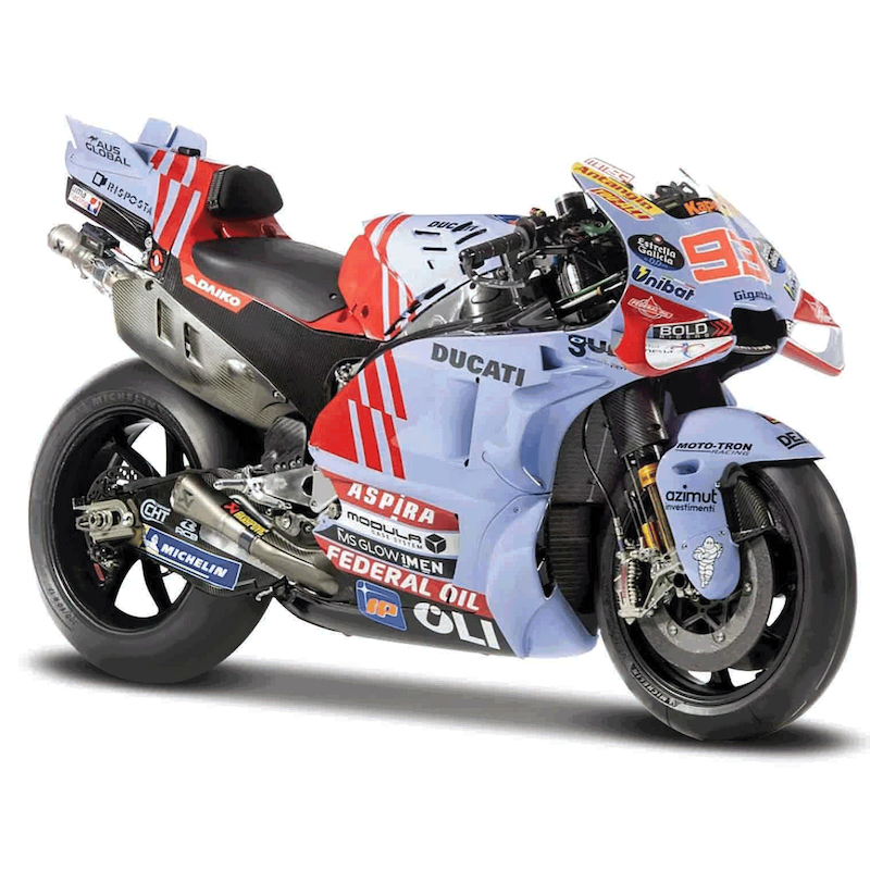 ماکت موتورMaisto 2024 Gresini Racing MotoGP برند Maisto مقیاس 1:18